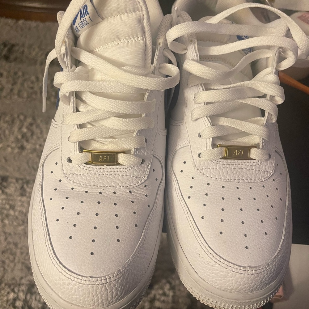 Men’s Air Force Royal Blue and White sneakers size 10.5 - Picture 4 of 15